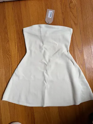 Meshki anette bandage knit strapless top thumbnail 2