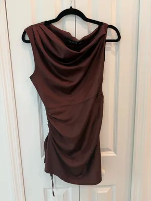 LIONESS Original Sin Mini Dress - Garnet thumbnail 4