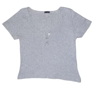 Brandy Melville gray cropped top. thumbnail 1