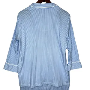 LRL Ralph Lauren Pajama Women's Size L Cotton 3/4 Sleeve Capri Pant Matching Set thumbnail 9