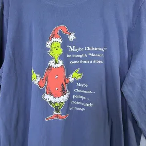 Life is Good Christmas Grinch Long Sleeve Crusher Tee XXL holiday Santa Women’s thumbnail 3