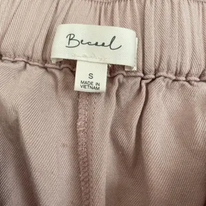 Light Pink Front Tie Shorts thumbnail 4