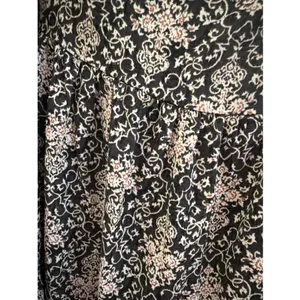 Promesa Boho Tiered Maxi Skirt Floral Women's Size L Split‎ Elastic Waist Hippie thumbnail 3