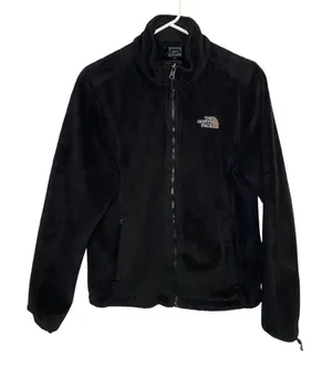 North Face Osito Jacket In Black Size Women's Medium Winter‎ Teddy Bear Preppy thumbnail 1