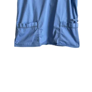 Dickies Women Scrub‎ Top S Blue Short Sleeve Medical Uniform Nurse Office Dental thumbnail 4