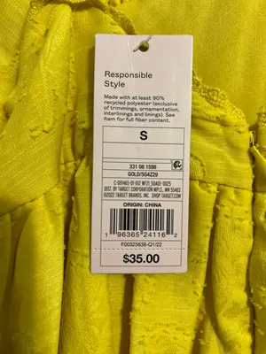 Wild Fable NWT  Yellow Dress 💛 thumbnail 6