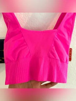 NWT Free People Movement Sports Bra Good Karma Square Neck Size XS/S thumbnail 4