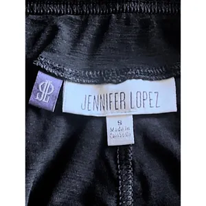 Jennifer Lopez Women Black Pleated Baggy‎ Stretch Pants Designer Size Small thumbnail 6