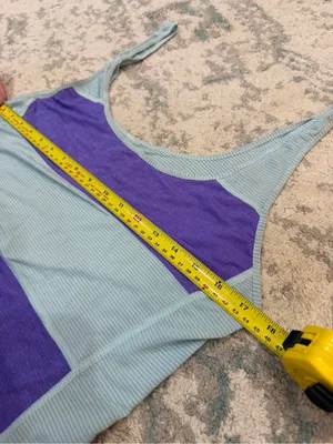 Lululemon Run Mod Moves Singlet 8/10 Y2K Aquamarine Power Purple Tank thumbnail 6