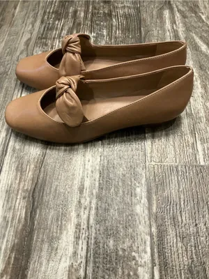 Bernardo Tan Knot-Detail Ballet Flat Size 7 thumbnail 11