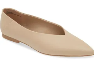 Open Edit Kyler Pointed Toe Flat Tan Size 9.5 thumbnail 1