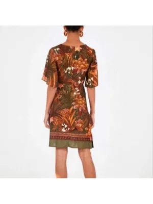 FARM Rio Jaguar Jungle Mini Dress Size S (15.5 PTP) thumbnail 6