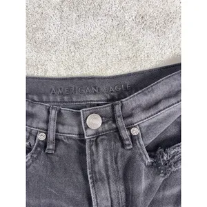 American Eagle Highest Rise 90's Boyfriend Jeans Women's‎ 6 Reg Black Distressed thumbnail 3