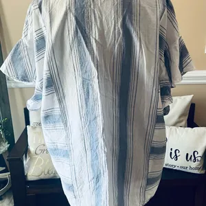 Matilda Jane Women's Striped Top - White and blue thumbnail 4