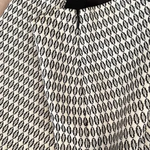 Ann Taylor gorgeous sz 2 black & white side zip fully lined straight skirt EUC thumbnail 6