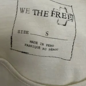 We The‎ Free Cross Tank Top Small Boho Asymmetric Hem Beach Festival Y2K Grunge thumbnail 4