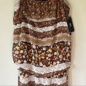 NWT! BCX Brown Patterned Dress Size thumbnail 11