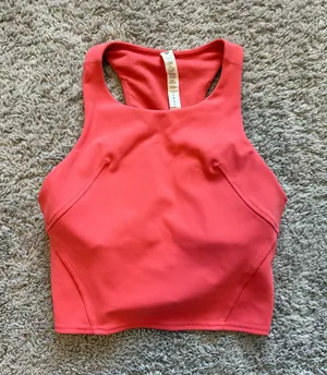 Hot Pink Lululemon Cropped Tank thumbnail 1