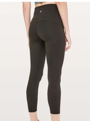 Lululemon Olive Green 7/8 Everlux 25” Tights thumbnail 5