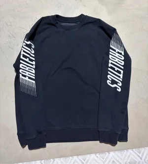 Fabletics Black Sweatshirt with White Sleeve Logo XXL thumbnail 1