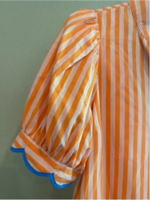 Entro Women's Kendall Dress in Orange Size S thumbnail 4