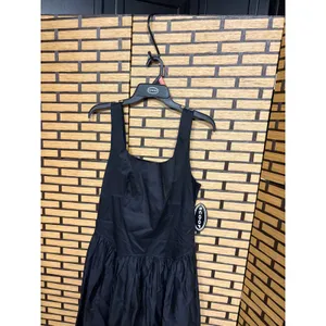 Scoop‎ Black Drop Waist Midi Dress Size Medium thumbnail 5
