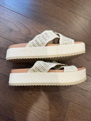 DV by Dolce Vita Sivan Platform Crossband Sandals Size 8 - C72-007 thumbnail 5