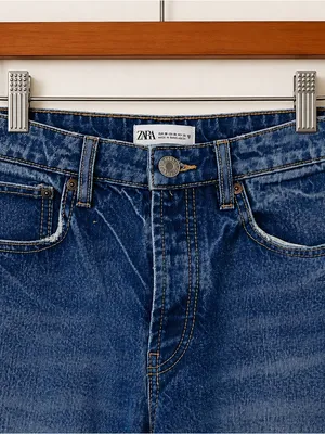 Zara Women’s Straight Leg 100% Cotton NWOT thumbnail 4