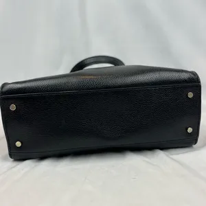Kate Spade NY Carena Kay Street Pebble Handbag Black Leather Satchel Bag Tote thumbnail 6