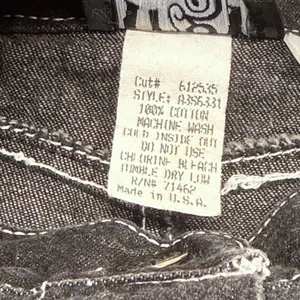 Vintage Y2K MGR Black Denim Mini Skirt Women 11 Button Front USA Contrast Stitch thumbnail 5
