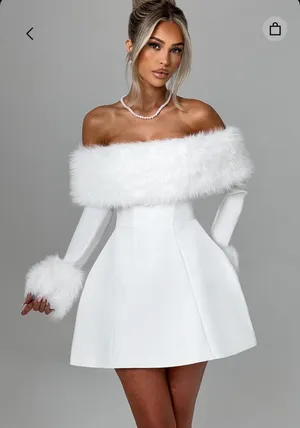 Babyboo Mini Dress White Villanelle thumbnail 1