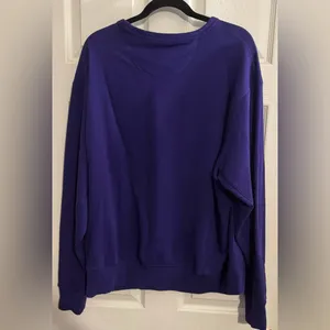 Adidas Purple and Yellow ECU Pirates Crewneck Sweater thumbnail 2