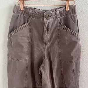 Old Navy HR Soft Utility "Paper Bag" Waist Elastic Waist Utility Pants Small thumbnail 2