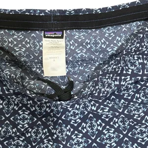 Patagonia Women's Medium Shorts Activewear‎ Athletic Blue Patterned thumbnail 2