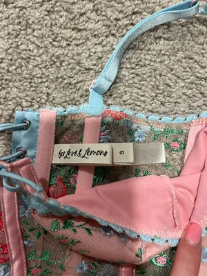 For Love And Lemons Floral Corset thumbnail 4