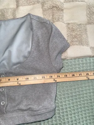 Lululemon Alo Yoga Blissful Henley Bra‎ Top M thumbnail 2
