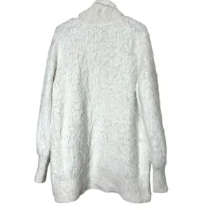 Anthropologie Knitted & Knotted Wool Blend Fuzzy Cardigan Sweater‎ Size M thumbnail 10