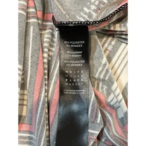 White House Black Market Dress Size M Geometric Shift Stretch Long Sleeves thumbnail 6