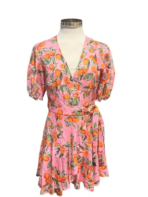 Finders Keepers Aranciata Wrap Dress Size Small thumbnail 2