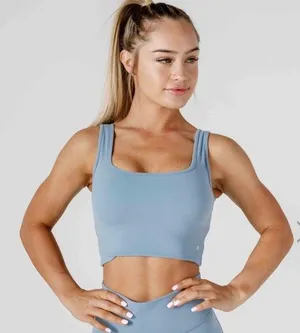 ACTA Sea Blue Sports Tank Top Bra thumbnail 1