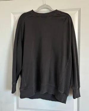 Aerie Dark Grey Crew Neck thumbnail 1