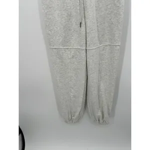 Womens Minimalist Sweat Jumpsuit XS‎ Gray Jogger One Piece Clean Girl thumbnail 3