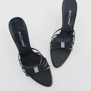 Vintage Y2K Jewel Strappy Mule Heels thumbnail 3