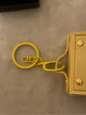 Yellow Mini Card Holder Key Ring - Women Accessories thumbnail 3
