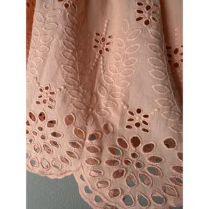 FREE PEOPLE Scalloped Hem High Rise Floral Cutout Embroidered Coquette Shorts XS thumbnail 4