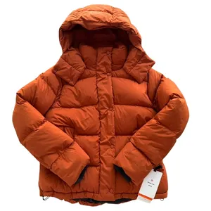 Lululemon Wunder Puff Jacket Saffron Orange NEW Size 6 700 Goose Fill Winter Ski thumbnail 3