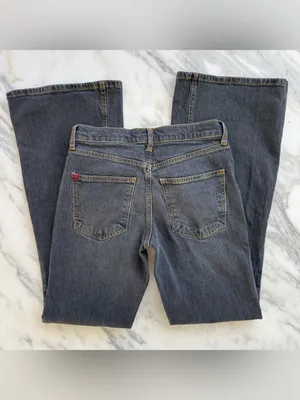 Urban Outfitters BDG Low-Rise Flared Jeans in Washed Black • Sz 27 thumbnail 5