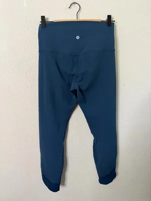 Lululemon‎ Align Pant 25" *Petal Night Diver Teal Blue Womens Size 8 thumbnail 3