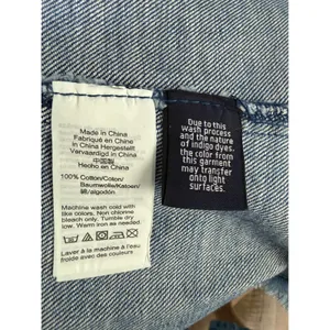 Madewell Denim Wrap Mini Skirt Size 6 Raw Hem Tie Waist thumbnail 5