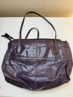 Hobo Friar Shoulder Bag in Black Vintage Leather thumbnail 11